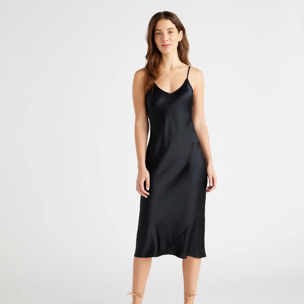 Quince slip dress
